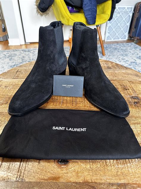 ysl chelsea boots men's|yves saint laurent boots men's.